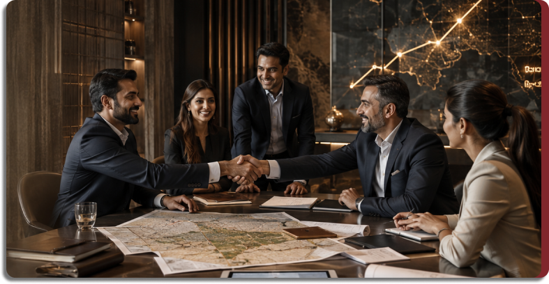 PIRPL team discussing strategic land opportunities